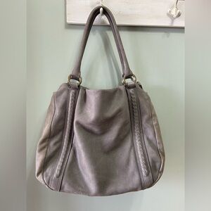 Coccinelle Leather Suede Shoulder Bag with Dust Bag